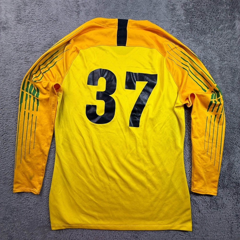 Nike THUSC Portland Oregon Soccer Jersey Women L #37 Long Sleeve Yellow - Picture 2 of 9